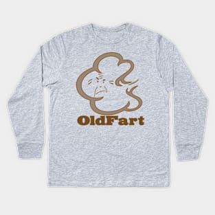 Old Fart Ojii-Chan Kids Long Sleeve T-Shirt